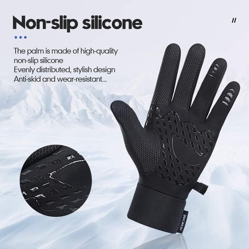 -10℉ Waterproof Windproof Touch Screen Warm Winter Gloves for Cold Weather Men Windproof Touchscreen Synthetic Fingerless Fathersdaygifts