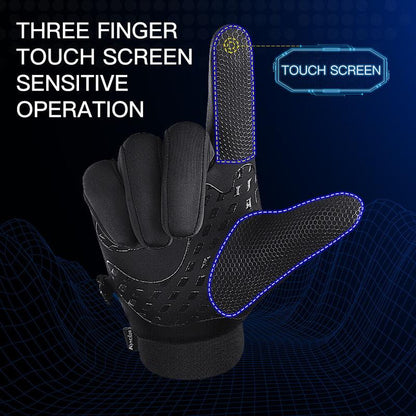 -10℉ Waterproof Windproof Touch Screen Warm Winter Gloves for Cold Weather Men Windproof Touchscreen Synthetic Fingerless Fathersdaygifts