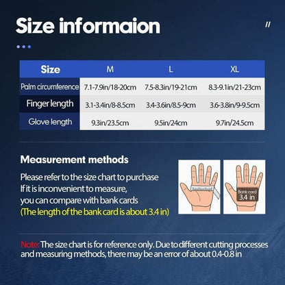 -10℉ Waterproof Windproof Touch Screen Warm Winter Gloves for Cold Weather Men Windproof Touchscreen Synthetic Fingerless Fathersdaygifts