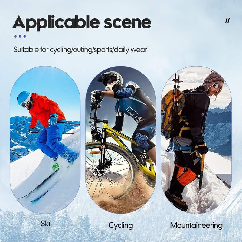 -10℉ Waterproof Windproof Touch Screen Warm Winter Gloves for Cold Weather Men Windproof Touchscreen Synthetic Fingerless Fathersdaygifts