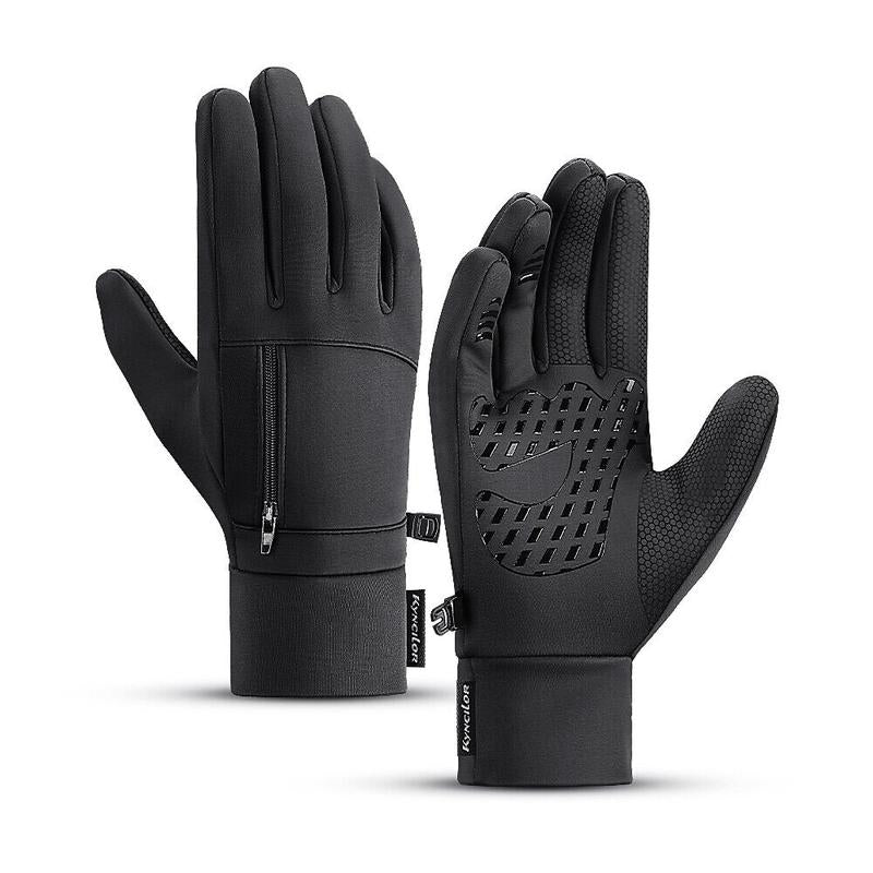 -10℉ Waterproof Windproof Touch Screen Warm Winter Gloves for Cold Weather Men Windproof Touchscreen Synthetic Fingerless Fathersdaygifts