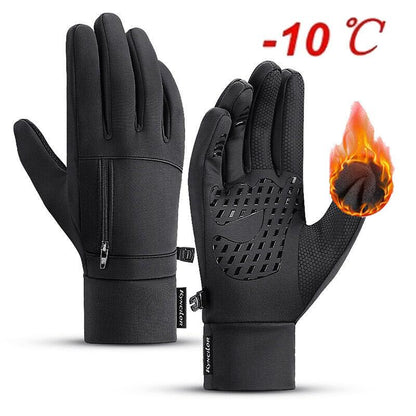 -10℉ Waterproof Windproof Touch Screen Warm Winter Gloves for Cold Weather Men Windproof Touchscreen Synthetic Fingerless Fathersdaygifts